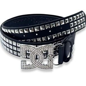 Rhinestone Y2K Vintage Emo DC Belt